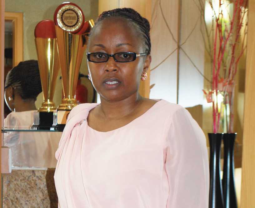 ESTHER NYAMBURA Upbeat despite  loss of right hand