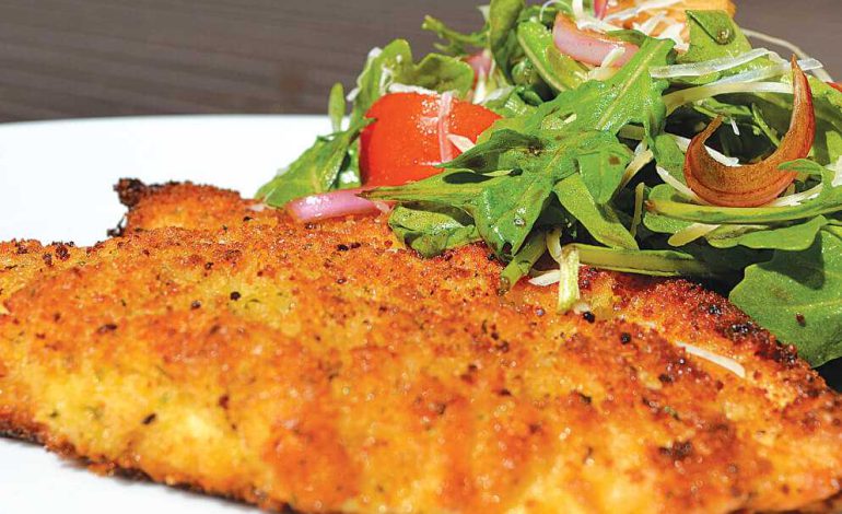 Share love with  chicken milanese and spaghetti