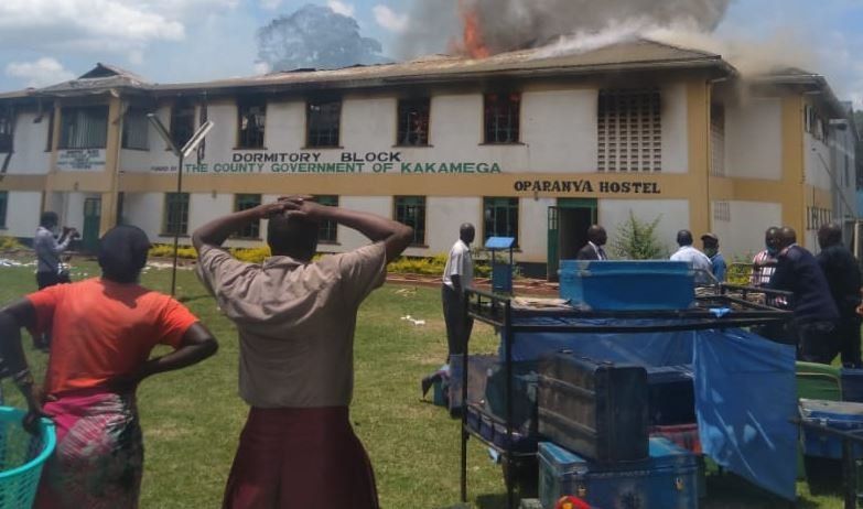 Fire burns down Musingu Boys High School dormitory
