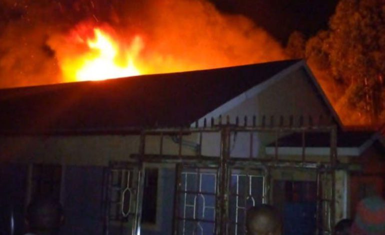 Fire razes down Kimulot Boys dormitory
