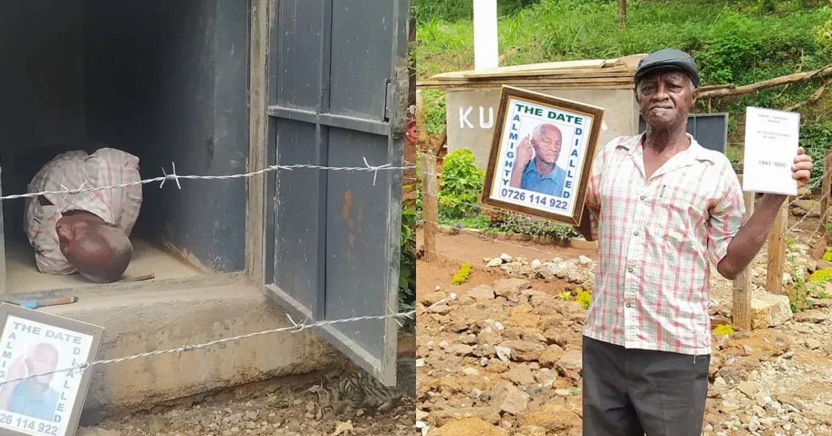Murang'a man causes stir after writing own eulogy and building tomb