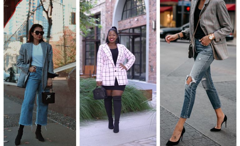 4 ways to style a checked blazer - Parents Africa