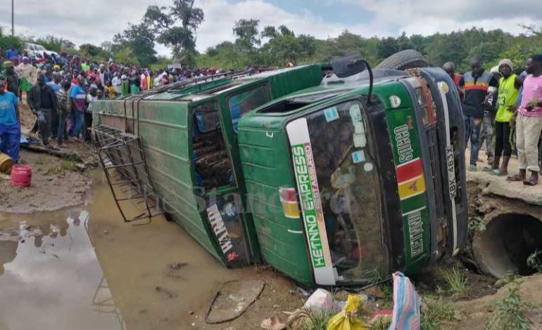 12 people die in Embu road accident