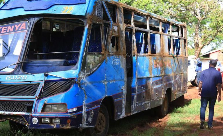 Students injured in Murang'a bus accident