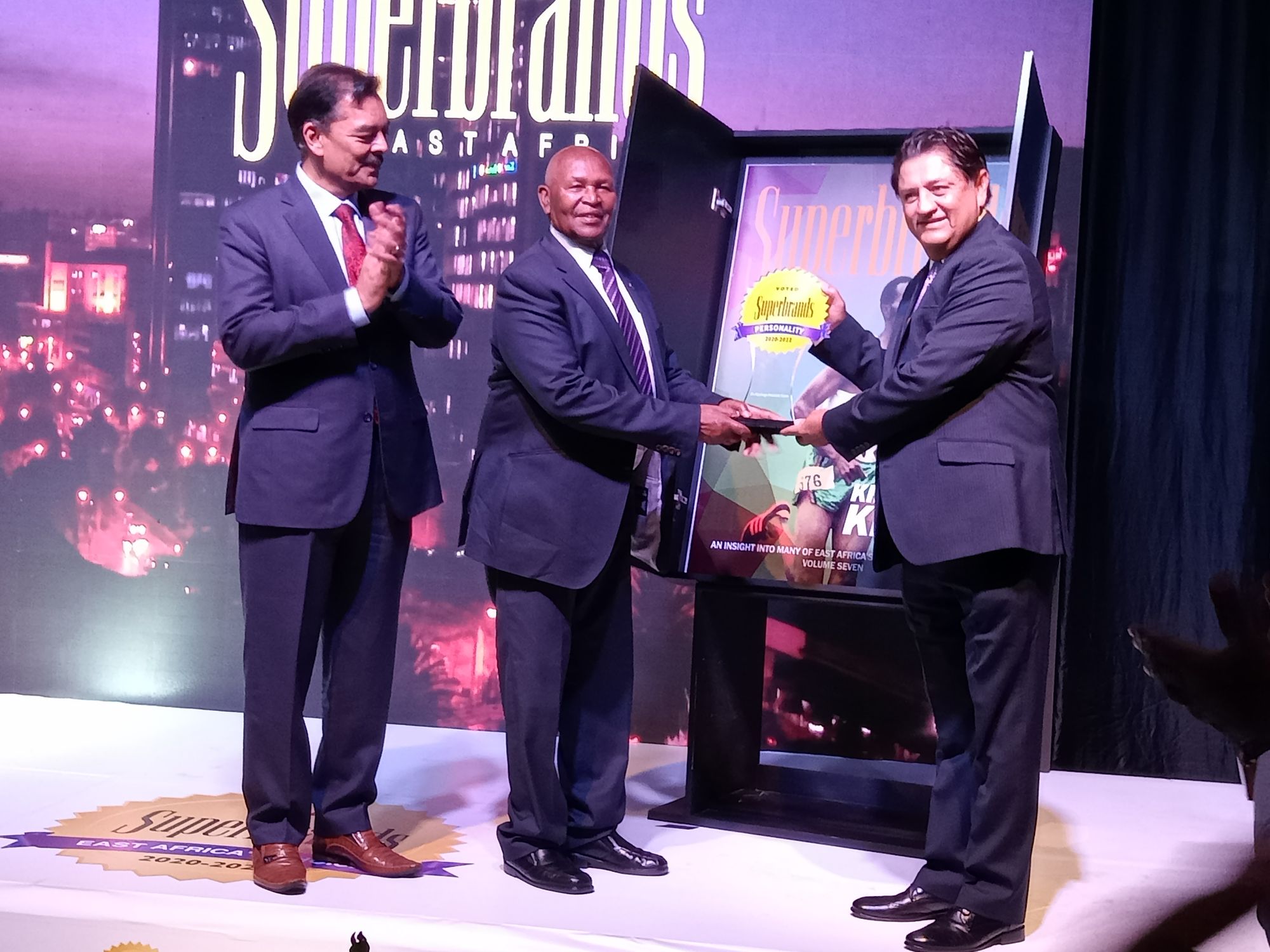 Kipchoge Keino crowned at  Superbrands awards