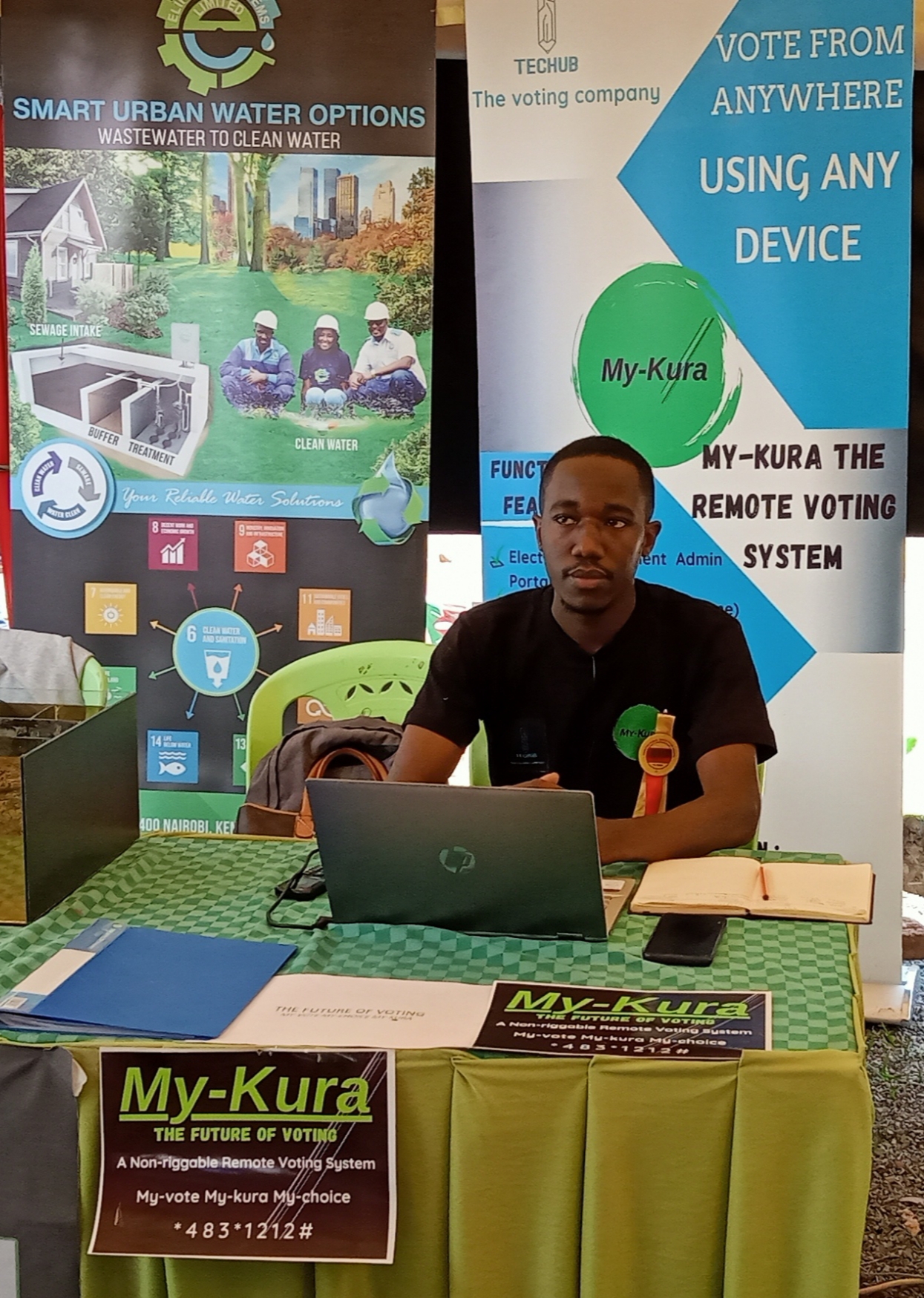 JKUAT student develops technology that allows remote voting