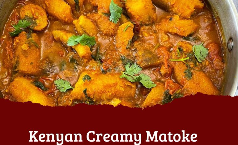 Kenyan Creamy Matoke