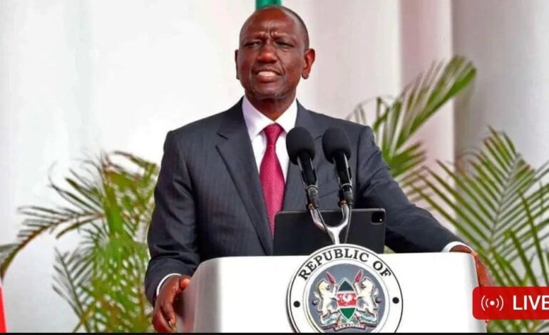 President Ruto dismisses entire cabinet