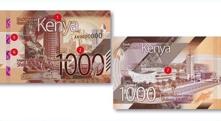 CBK introduces new security features on Kenyan Banknotes