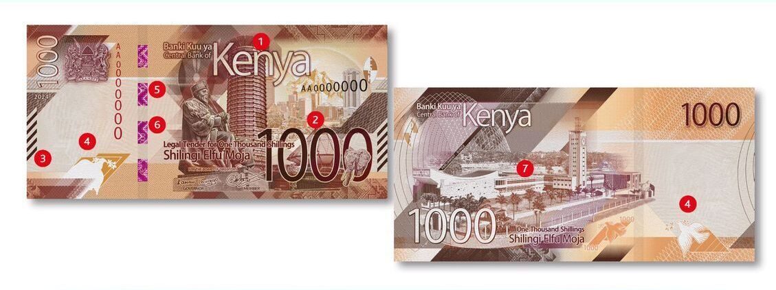 CBK introduces new security features on Kenyan Banknotes