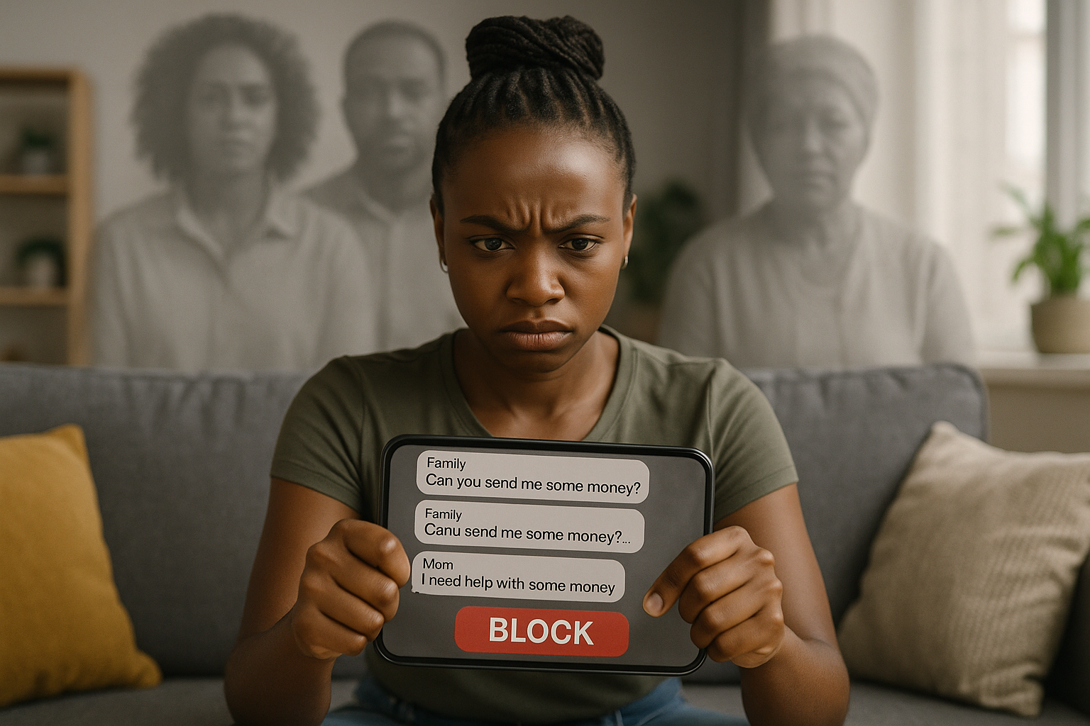 “I’m Blocking All My Family Members for Always Asking for Money”  Online User