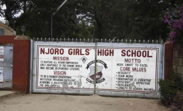 Protest at Njoro Girls High School After Death of Form Four Student