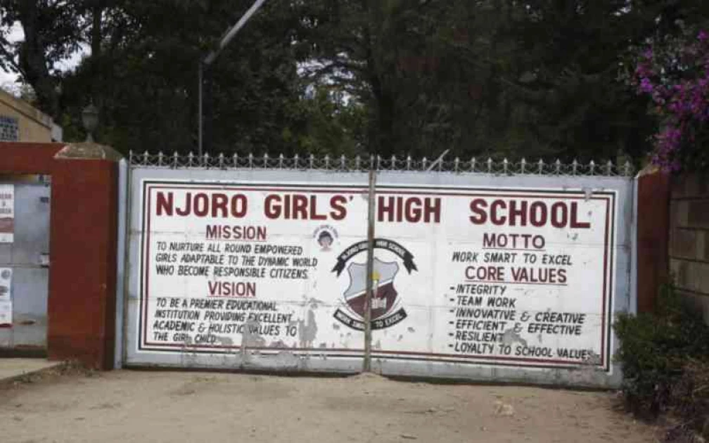Protest at Njoro Girls High School After Death of Form Four Student